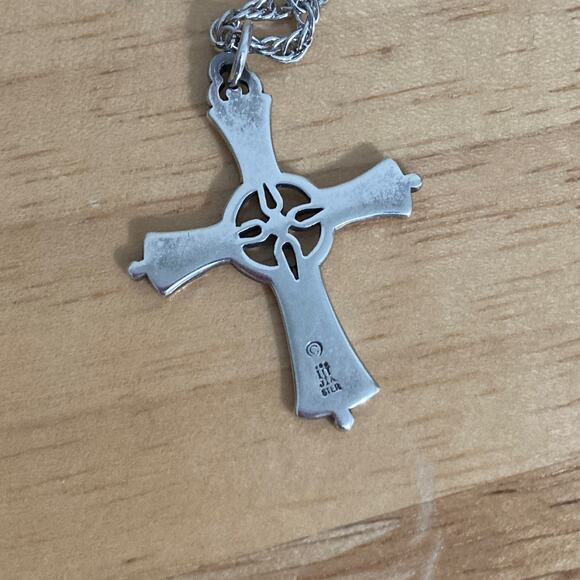 JAMES AVERY VINTAGE HANDLE JOYFUL BELLSCROSS NECKALCE - Picture 3 of 5